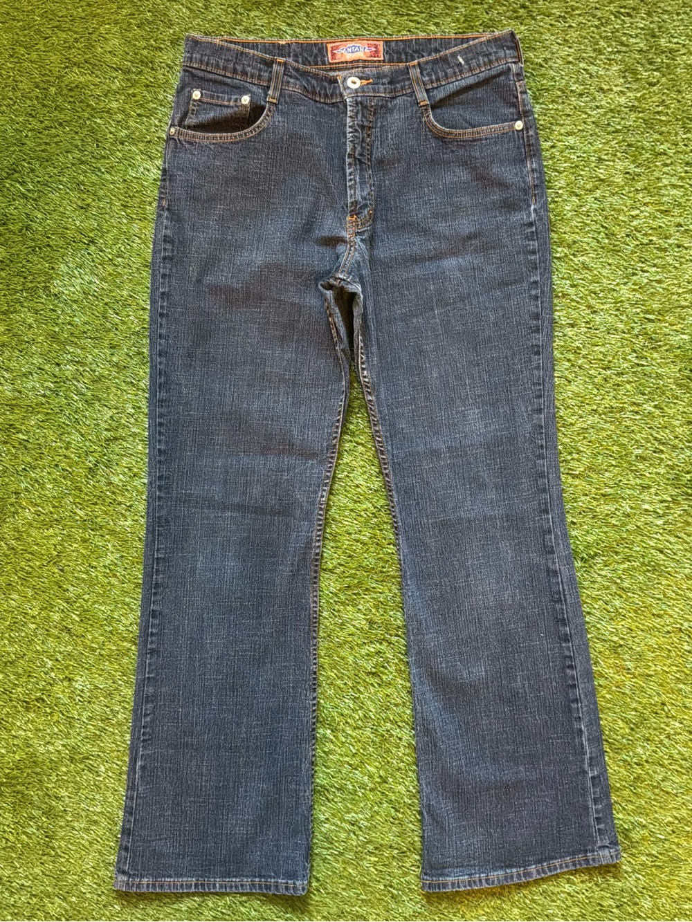 Santana Dark Wash Straight Leg Jeans Size 32